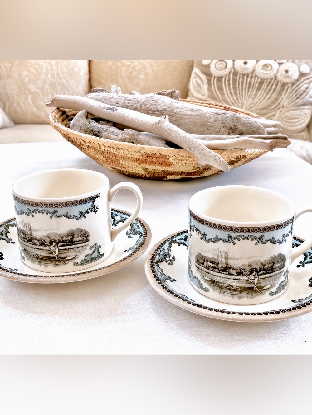 Year early 2000's 4 Sets💕Gorgeous Johnson Brothers England Cup and Saucer Set of